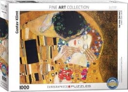 پازل 1000 تکه بوسه اثر گوستاو کلیمت (6000-0142) طرح The Kiss