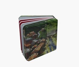دفترچه یادداشت جلد فلزی پنگوئن طرح رودخانه (کد 672) خشتی کوچک