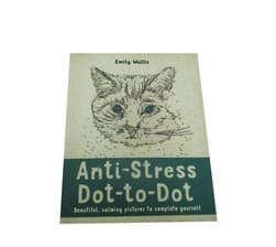 دفتر نقاشی ماندالا (ضد استرس،نقطه به نقطه:ANTI-STRESS DOT-TO-DOT)،(کد 330،انگلیسی)،(تک زبانه)