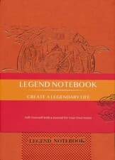 دفتر یادداشت خط‌دار LEGEND (نارنجی)