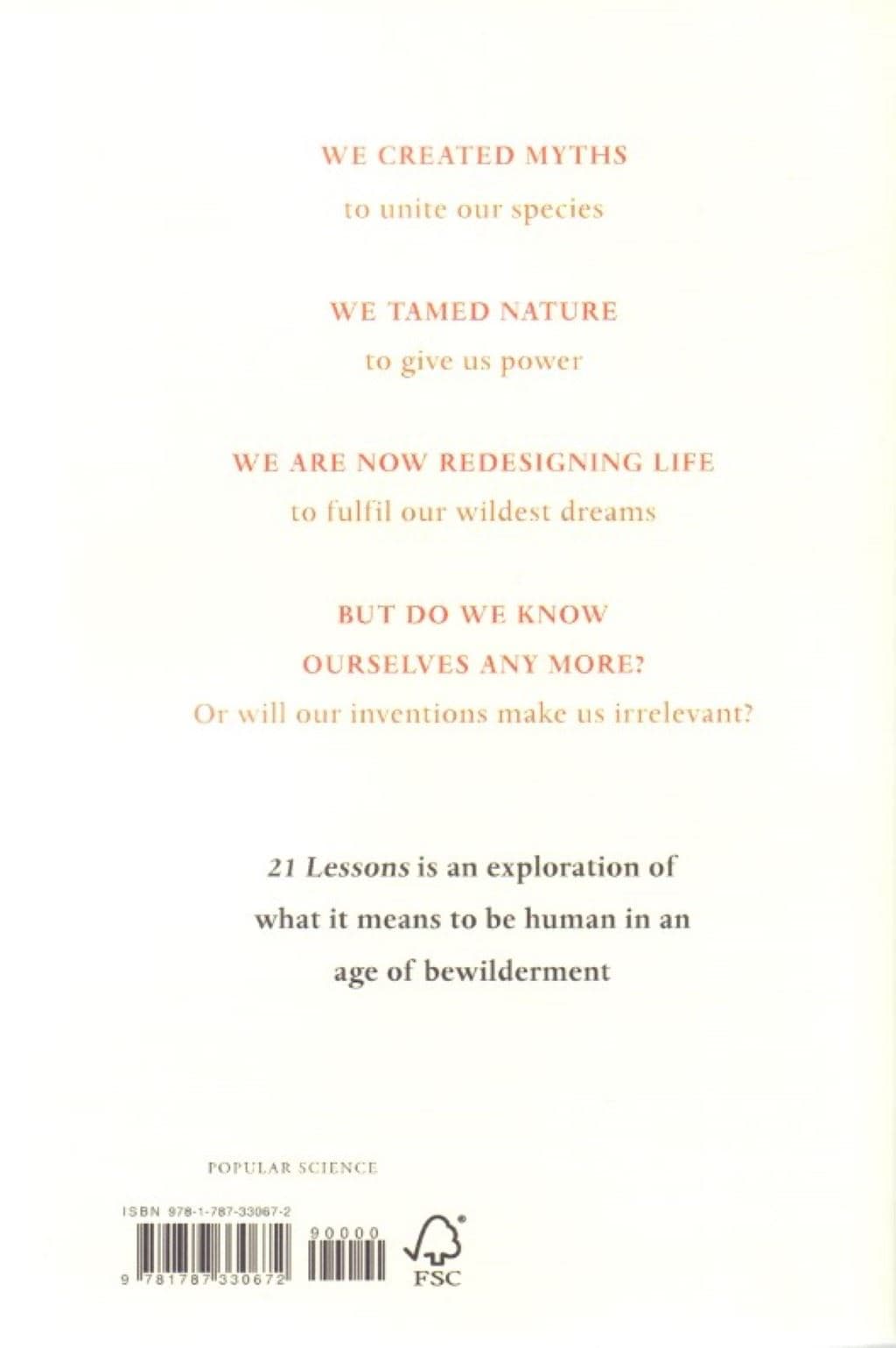 21 Lessons for the 21st Century