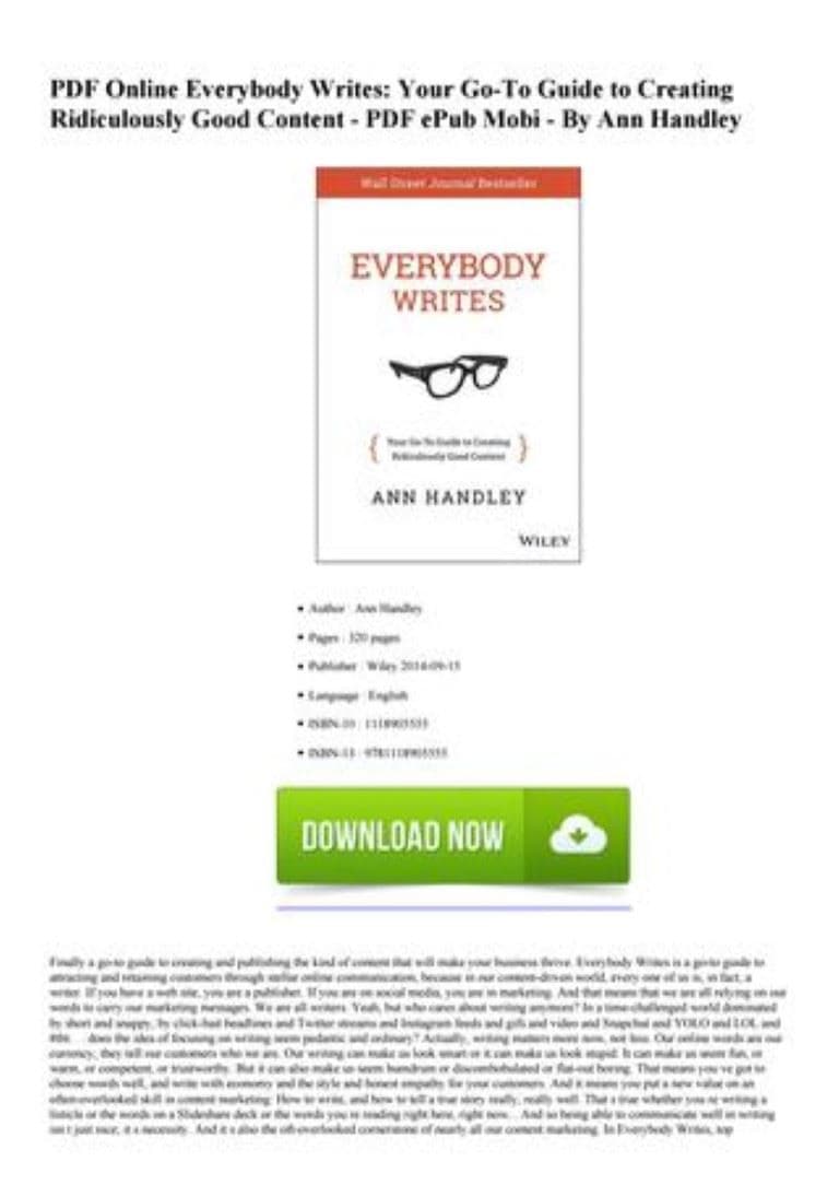 Everybody Writes