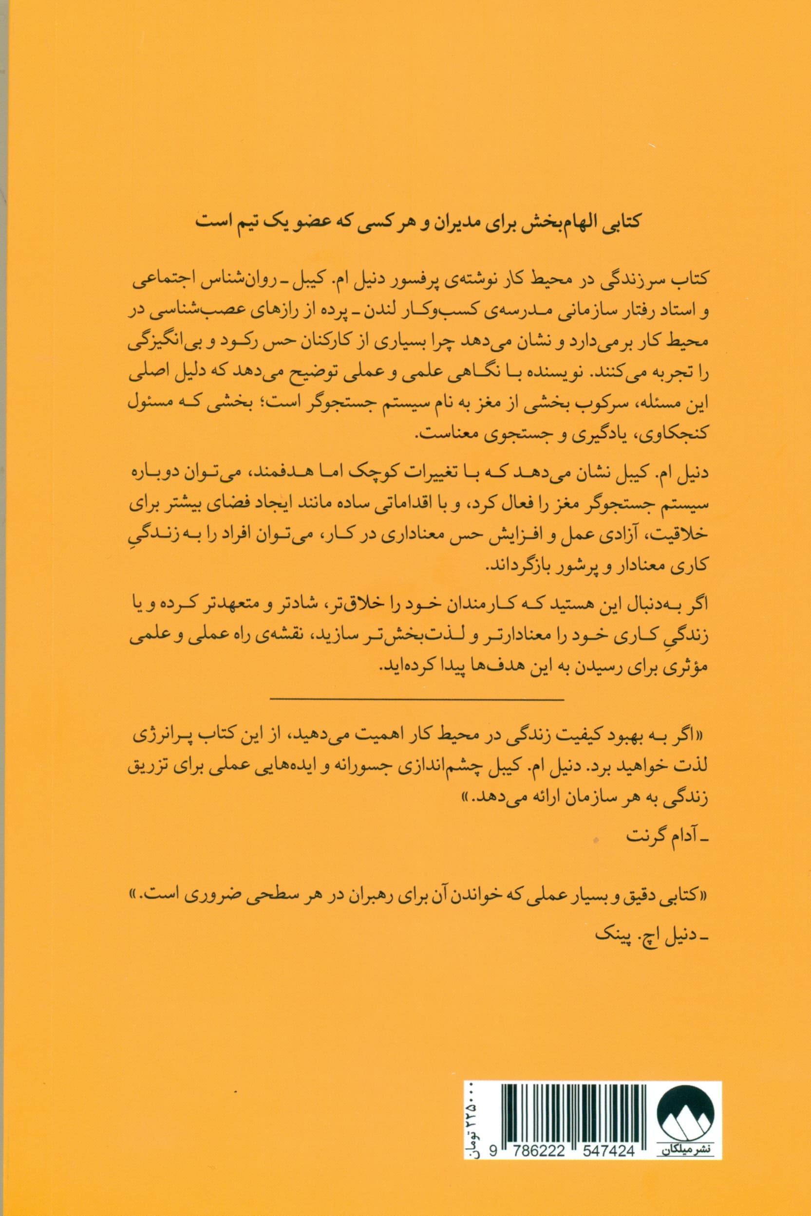 سرزندگی در محیط کار (چگونه علوم اعصاب کمک میکند کارمان را دوست داشته باشیم)