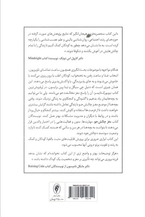 مغز چالشجو (چگونه شجاعت کنجکاوی و تابآوری را در کودکتان پرورش دهید)