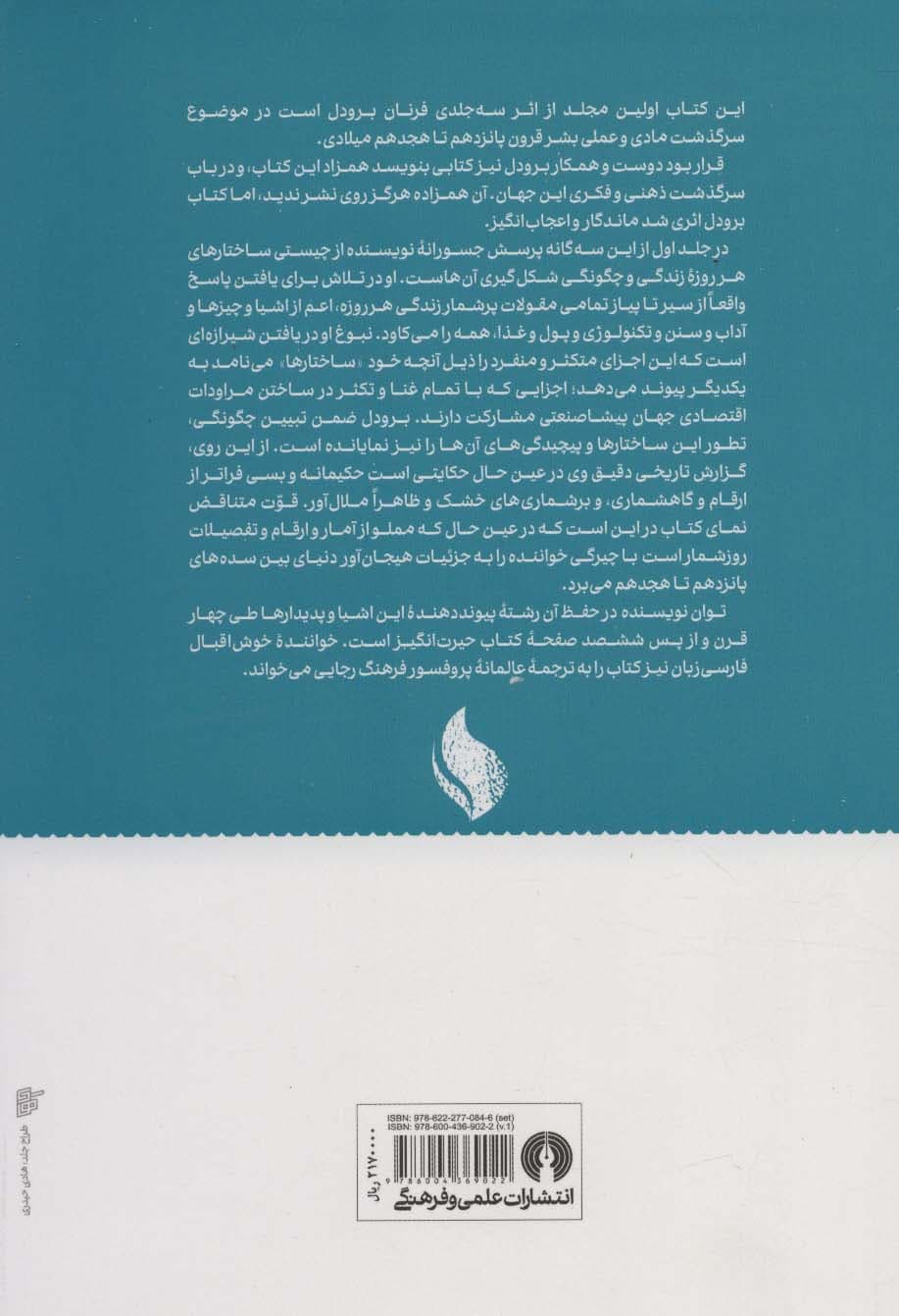تمدن و سرمایه داری 1:سنجش امکان های انضمامی در ساختارهای زندگی هر روزه (سده های پانزدهم تا هجدهم)
