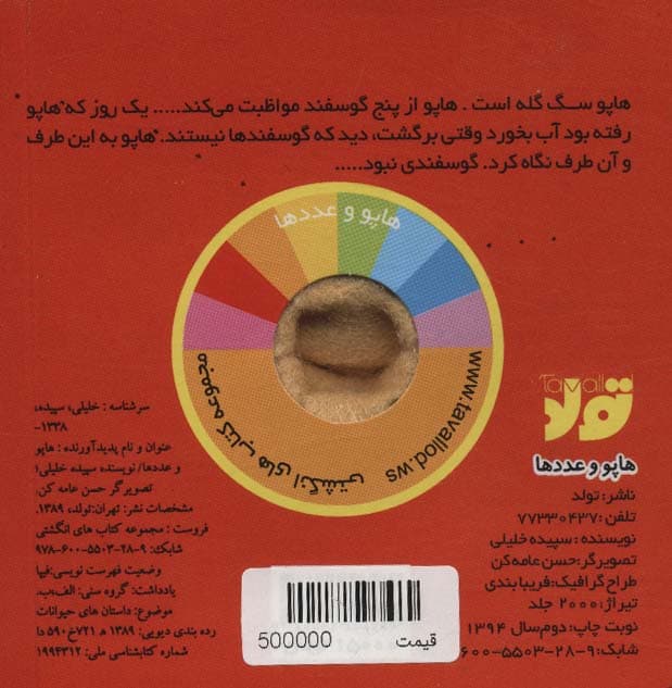 قصه های انگشتی هاپو و عددها