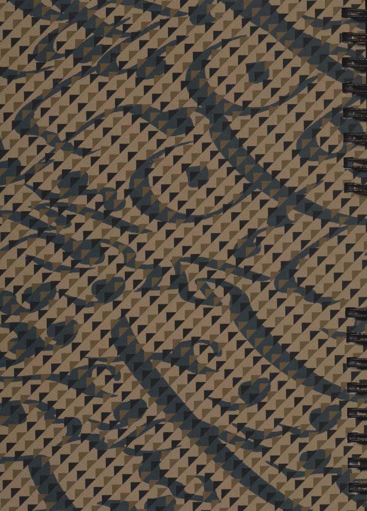 دفتر یادداشت خط دار (طرح خطاطی،کد 7)،(سیمی)