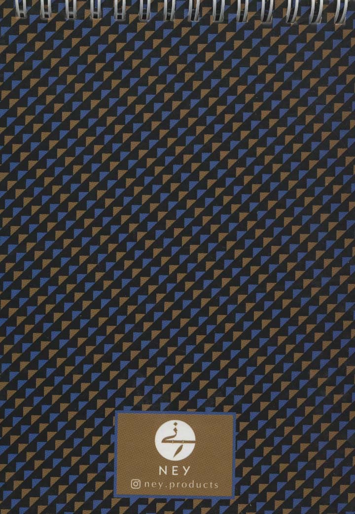 دفتر یادداشت خط دار (طرح NOTE،کد 3)،(سیمی)