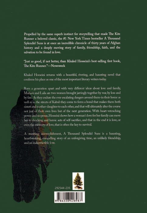 A THOUSAND SPLENDID SUNS:هزاران خورشید تابان (زبان اصلی،انگلیسی)