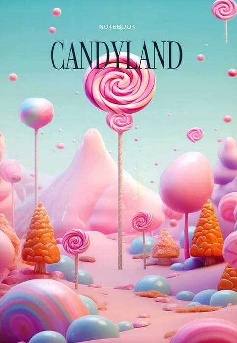 دفتر یادداشت خط دار (CANDYLAND،کد 509)