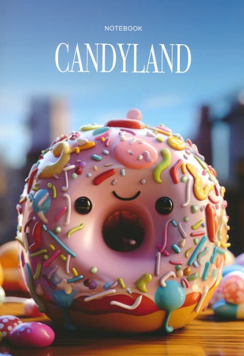 دفتر یادداشت خط دار (CANDYLAND،کد 509)