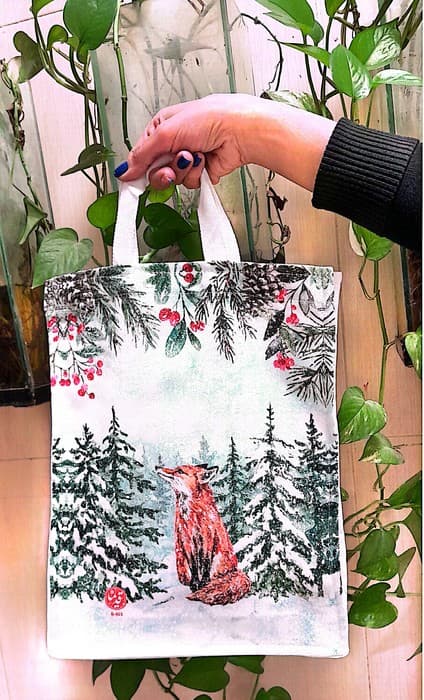 کیف پارچه ای قدیما 35*265 (چند طرح،کد B 803)