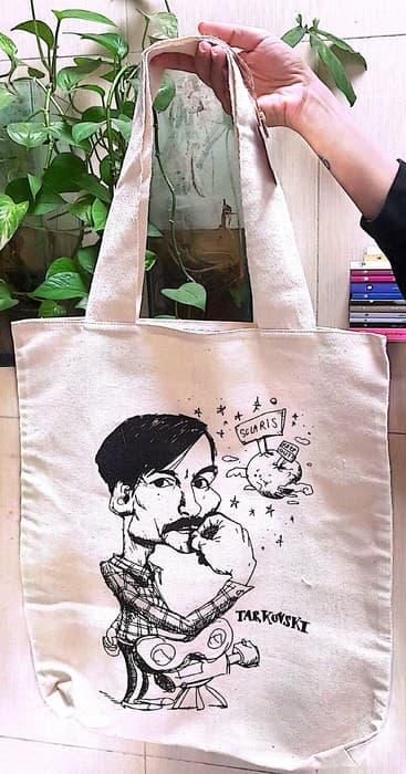 کیف پارچه ای 42*36/5 (TARKOVSKI،کد 750)