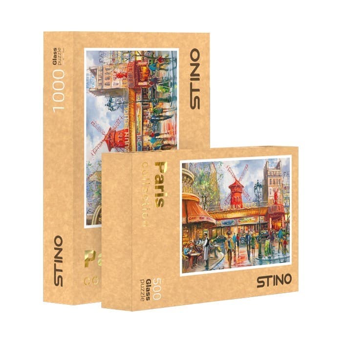 پازل شیشه ای استینو 500 تکه طرح پاریس (کد 18104)