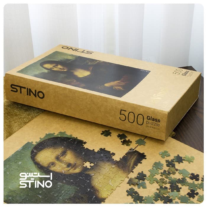 پازل شیشه ای استینو 500 تکه طرح داوینچی (کد 10103)