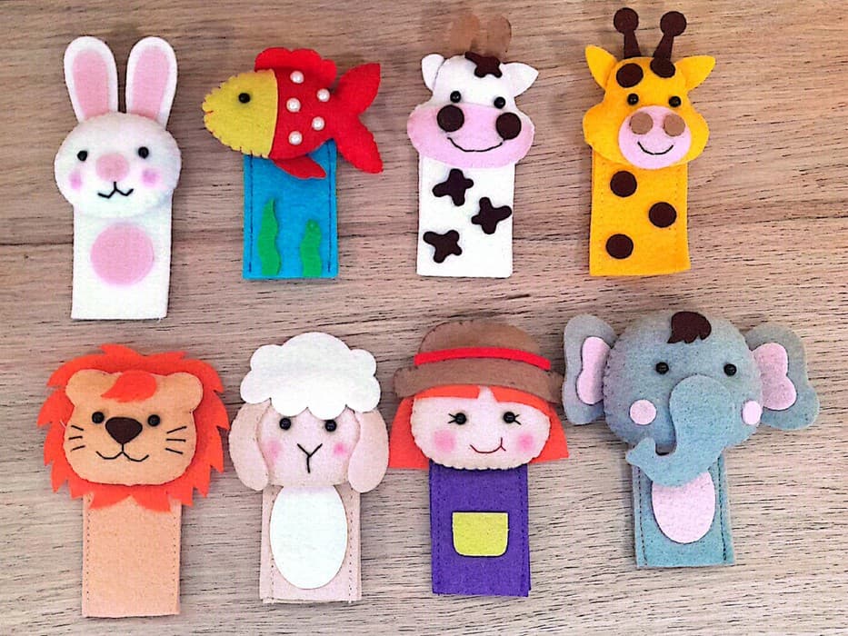 مجموعه عروسک انگشتی (قصه بازی نمایش)،(8عددی)