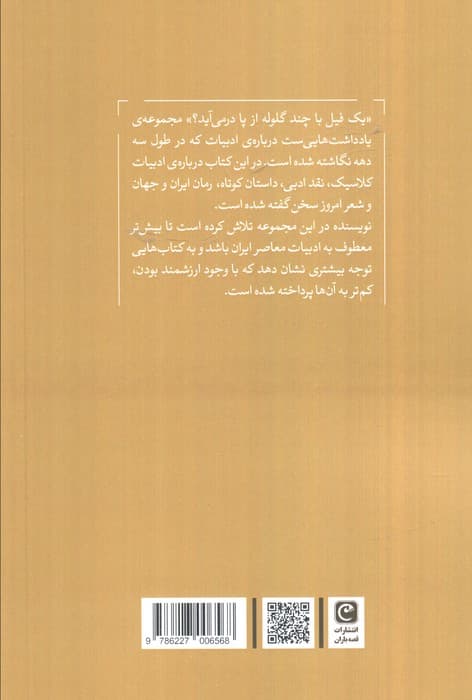 یک فیل با چند گلوله از پا در می آید؟ (یادداشت هایی درباره ادبیات)