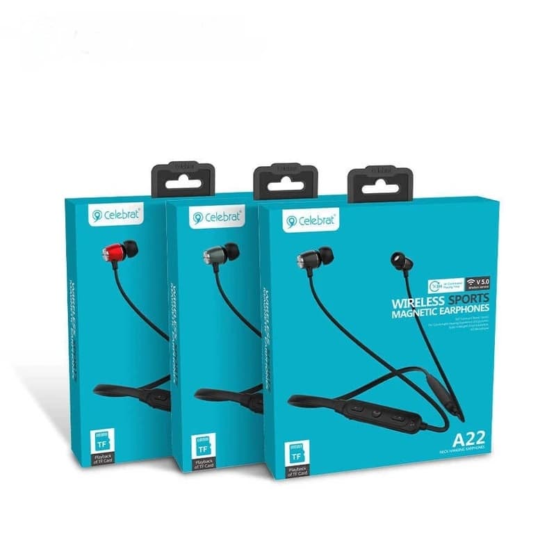 هدفون گردنی سلبریت مدل A22 (مشکی)