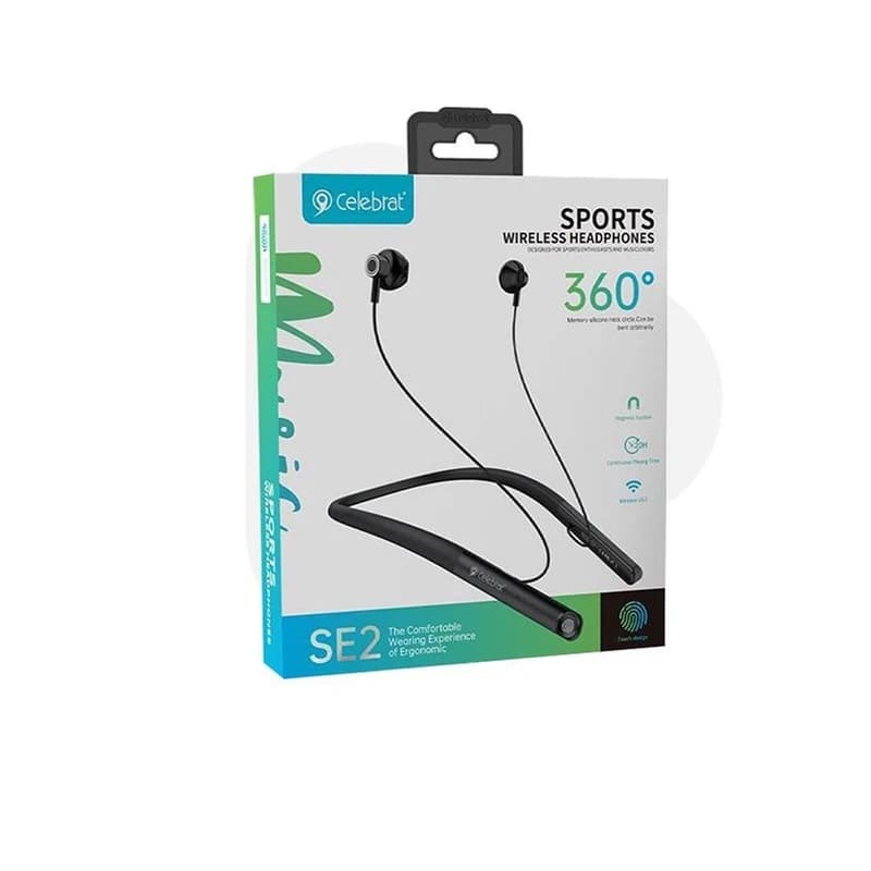 هدفون گردنی سلبریت مدل SE2 (مشکی)