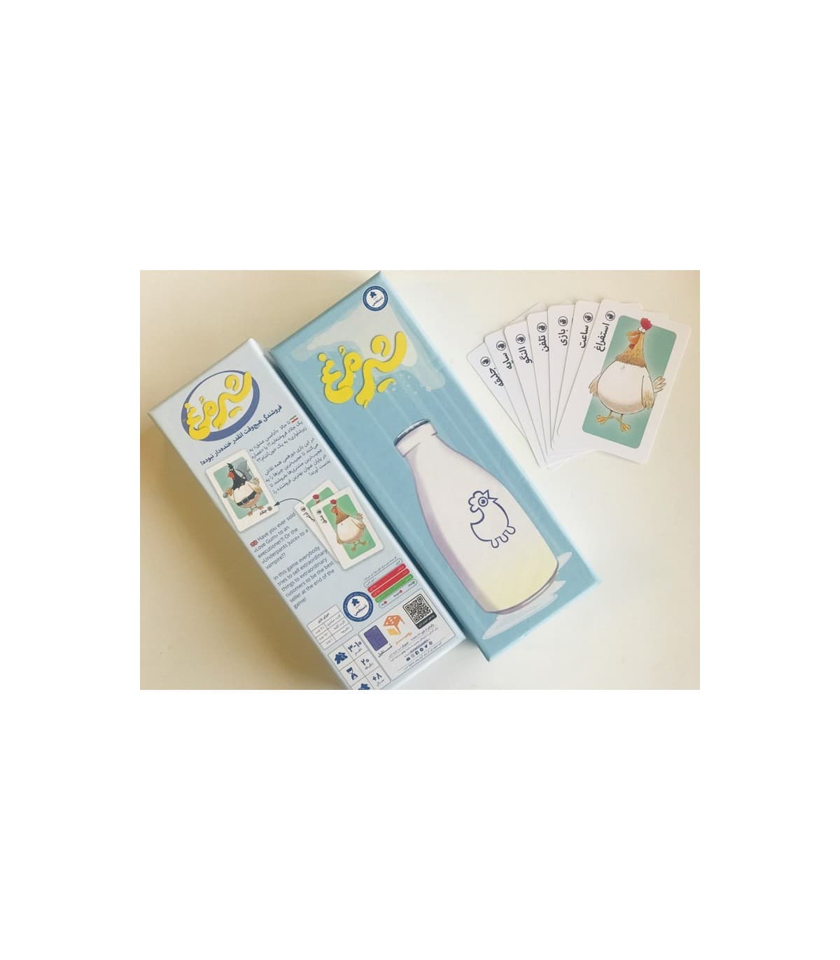 بسته بازی رومیزی کارتی شیر مرغ