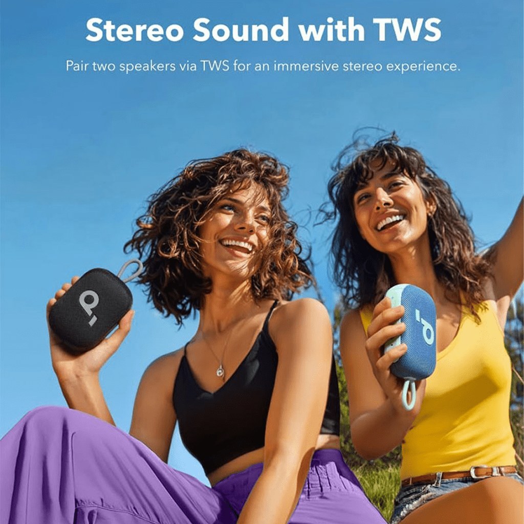 اسپیکر بلوتوثی قابل حمل Soundcore Select 4 Go (مشکی و طلایی)