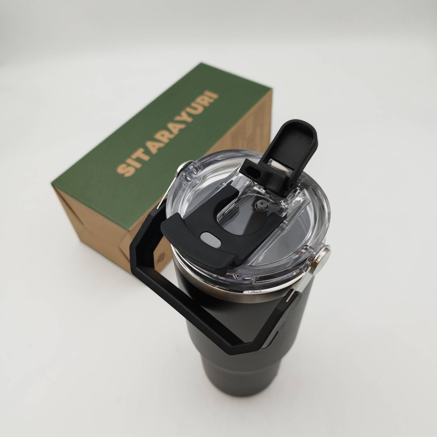 تراول ماگ 900 میل سیتارا کد 002 (مشکی)