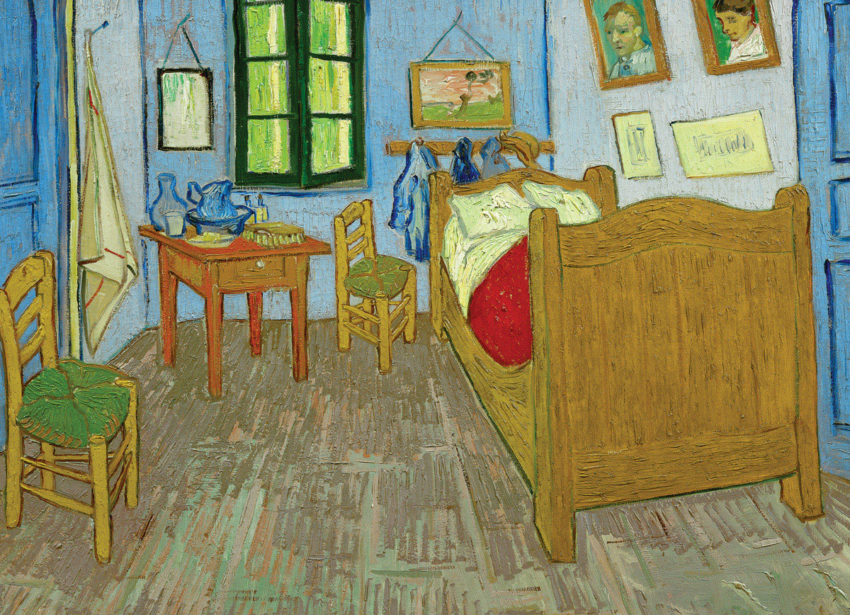 پازل 1000 تکه اتاق خواب در آرلس اثر ونسان ونگوگ (6000-0838) طرح Bedroom in Arles