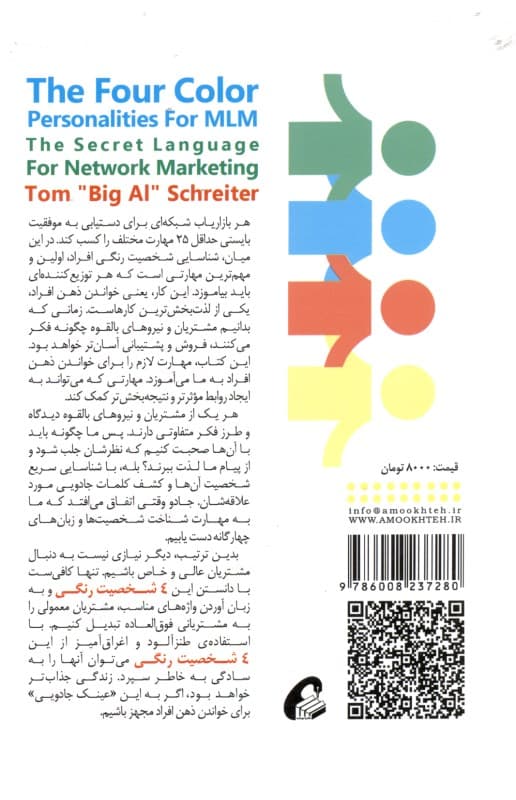 شخصیتهای رنگی چهارگانه در بازاریابی چندسطحی (زبان سری بازاریابی شبکهای)