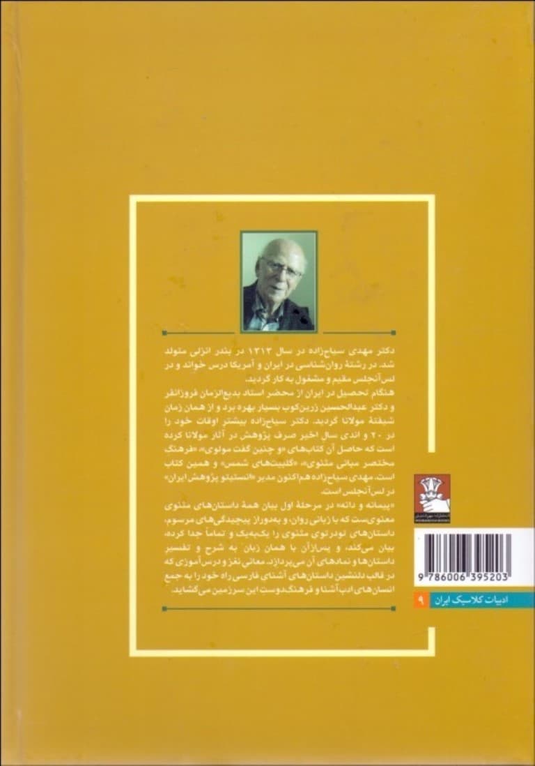 پیمانه و دانه ( شرح و تفسیر همهی داستانهای مثنوی معنوی به نثر روان امروزی)