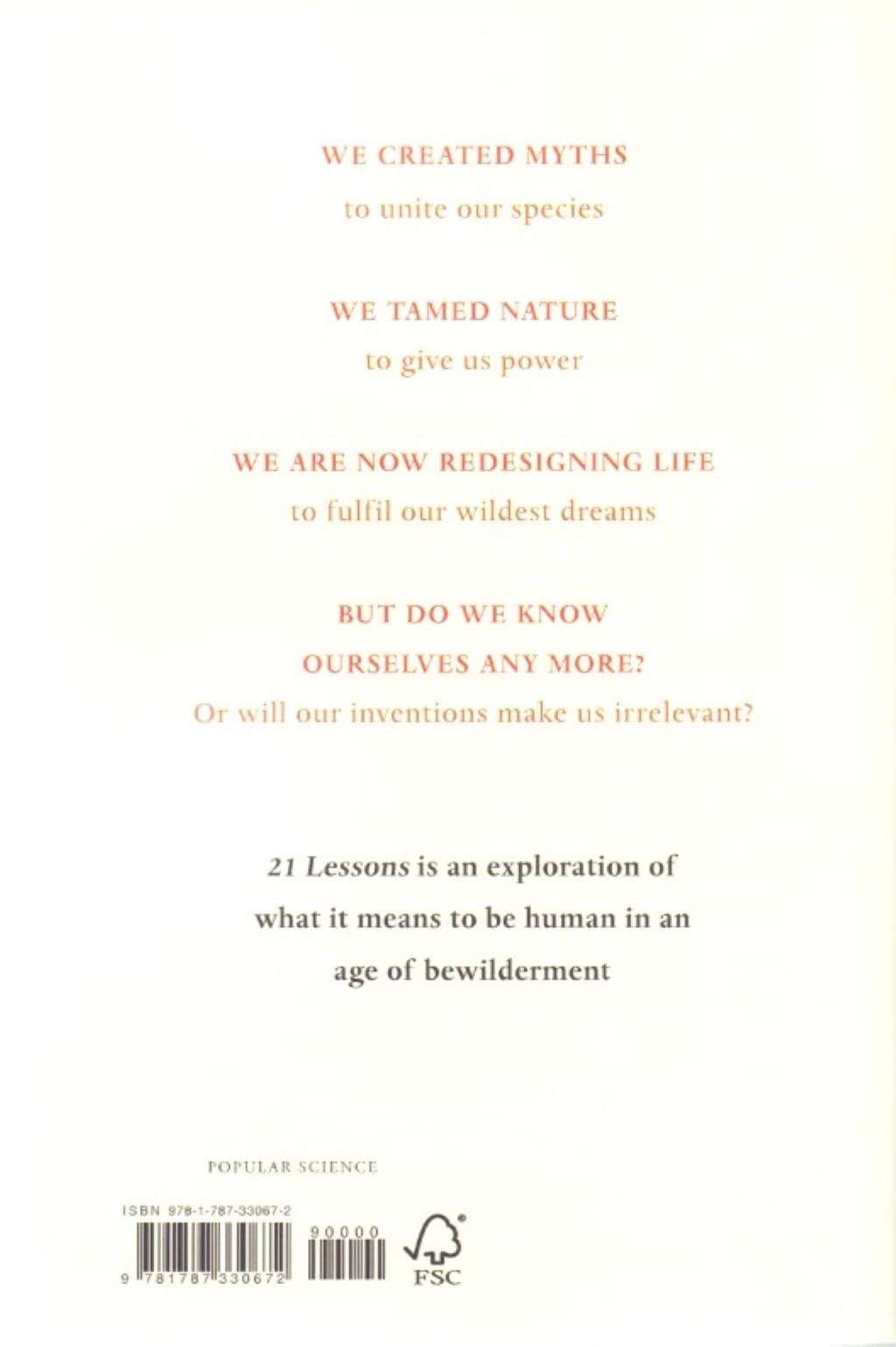 21 Lessons for the 21st Century