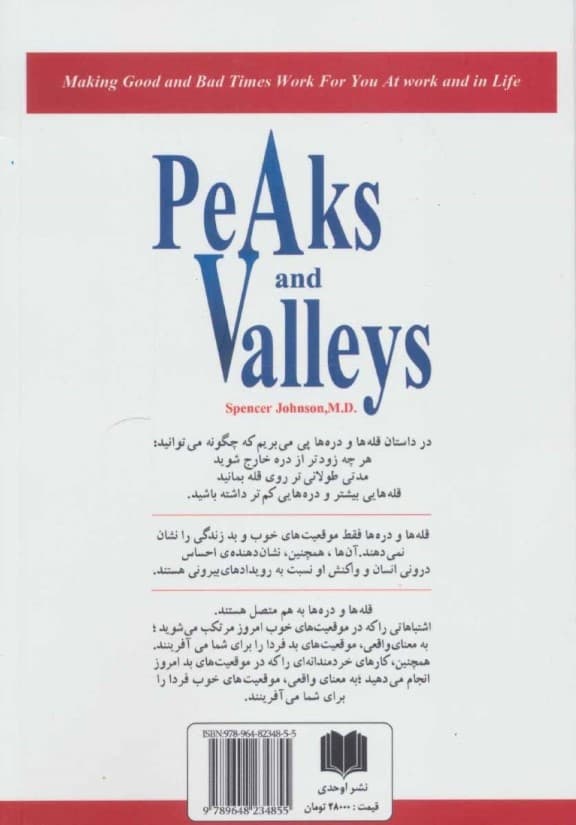 قلهها و درهها (موقعیتهای خوب و بد را چه در زندگی شغلی و چه در زندگی شخصی به نفع خودتان به کار ببرید)