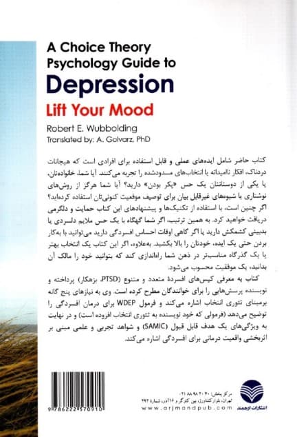 راهنمای روانشناسی تئوری انتخاب برای افسردگی (خلقتان را بالا ببرید)