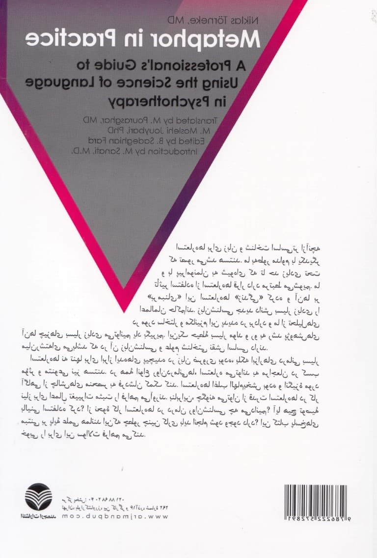 کاربرد استعاره در کار بالینی (راهنمای حرفه ای بکارگیری علم زبان در روان درمانی )