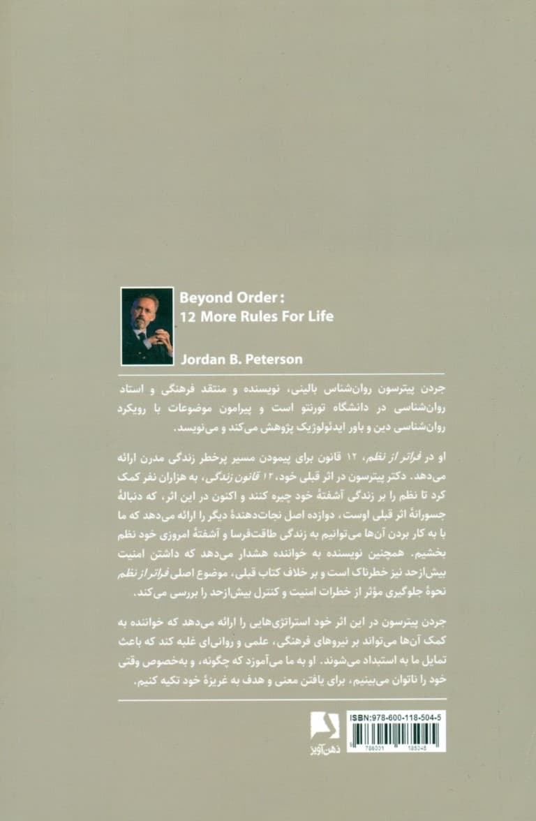فراتر از نظم (12قانون دیگر برای زندگی)
