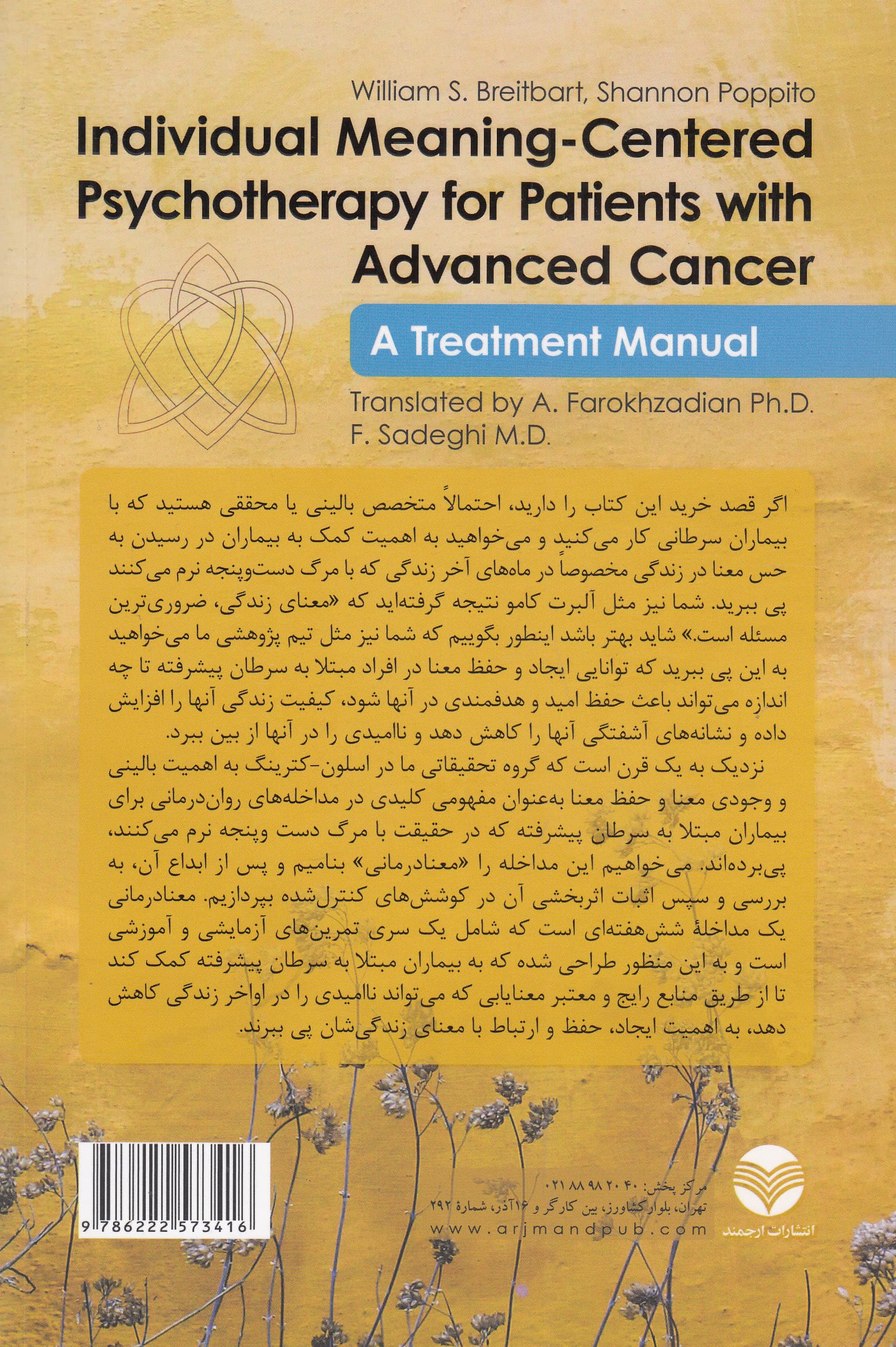 معنادرمانی فردی برای بیماران مبتلا به سرطان پیشرفته (راهنمای درمان)