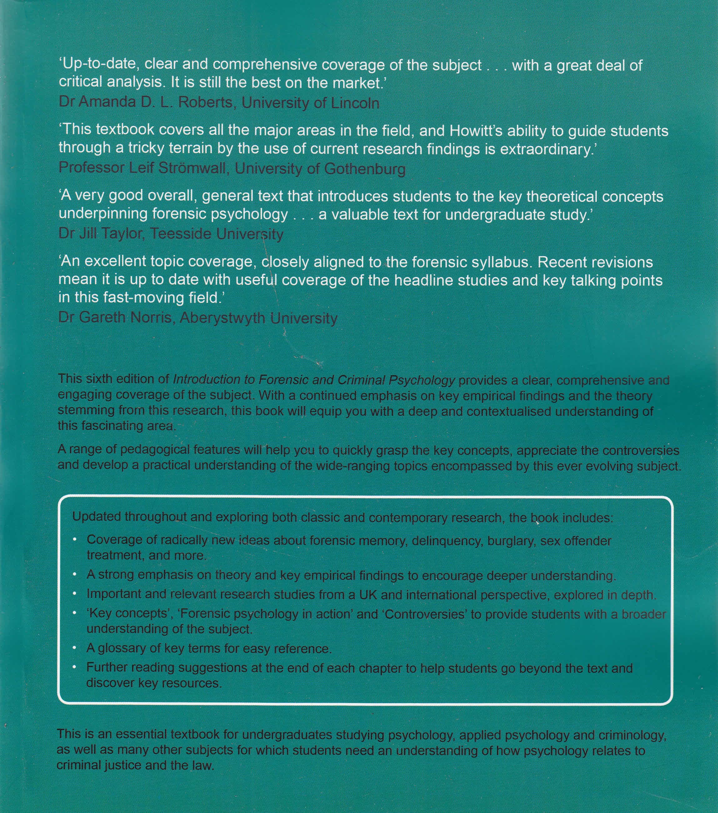 مقدمهای بر روانشناسی قانونی و کیفری