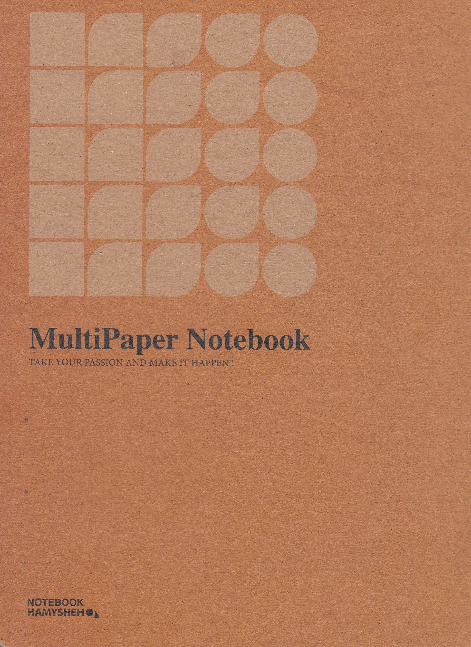 دفتر یادداشت مولتی پیپر ( ترکیبی خطدار بیخط شطرنجی ) 857