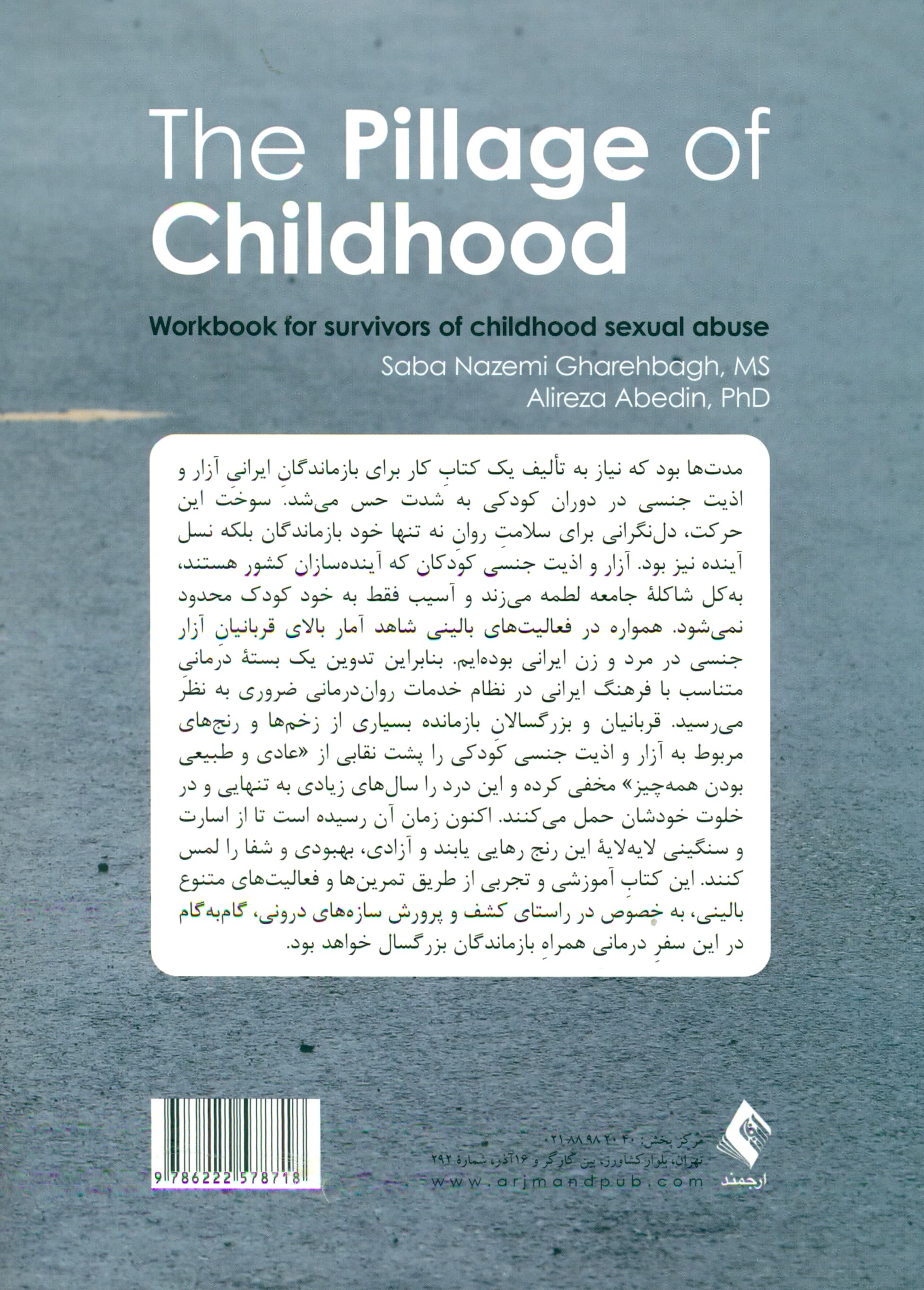 یغمای کودکی (کتاب کار برای بزرگسالان بازمانده از آزار و اذیت جنسی دوران کودکی)