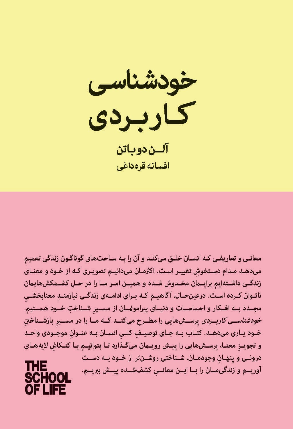 خودشناسی کاربردی (درباره زندگی عاطفی شغلی روابط با دیگران غم و اندوه)