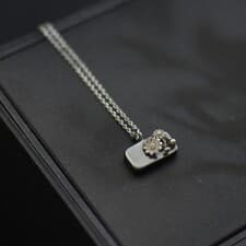 گردنبند نقره کد N040