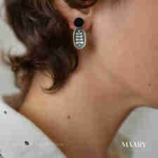 گوشواره نقره کد E030