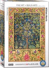 پازل 1000 تکه درخت زندگی اثر ویلیام موریس (6000-5609) طرح Tree of Life