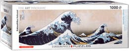 پازل 1000 تکه پانوراما موج بزرگ کاناگاوا اثر هوکوسای (6010-5487) طرح great wave of kanagawa