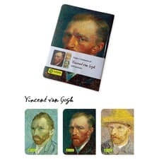 دفتر خطدار (3 عددی رقعی) پرتره ونگوگ