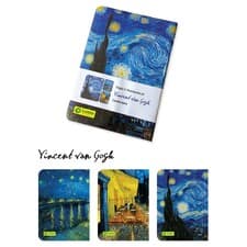 دفتر خطدار (3 عددی رقعی) منظره ونگوگ