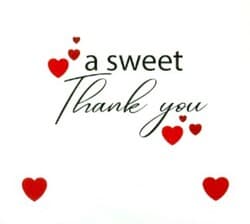 استیکر دات کارت (A Sweet Thank You)