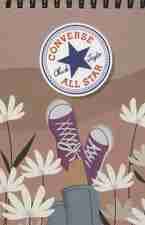 دفترچه یادداشت خط دار CONVERSE (کد 423)،(سیمی)